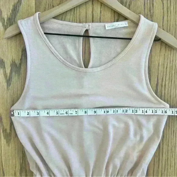 Wasabi + Mint Women’s Light Pink Short Romper Size Small - Picture 8 of 10